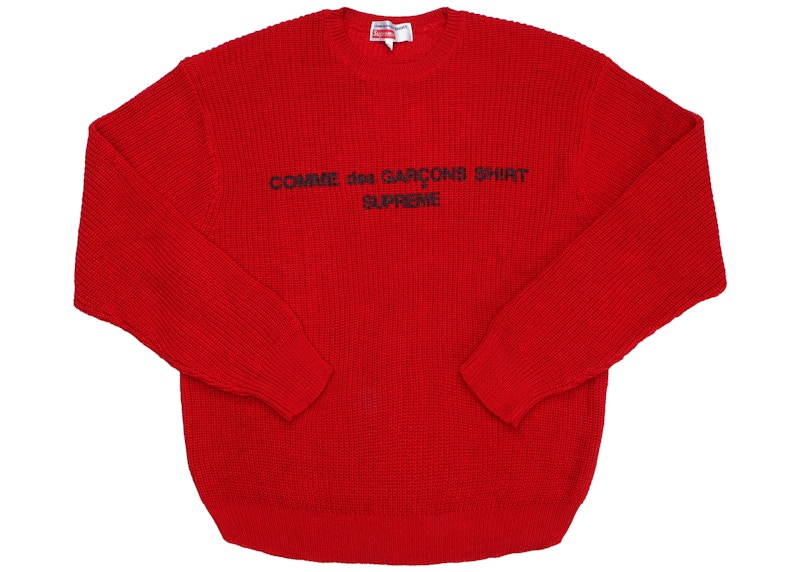 Supreme CDG Comme des Garcons SHIRT Sweater Red