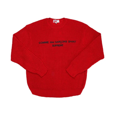 Supreme CDG Comme des Garcons SHIRT Sweater Red