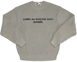 Supreme CDG Comme des Garcons SHIRT Sweater Tan Supreme CDG Comme des Garcons SHIRT Sweater Tan