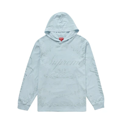 Supreme Celebre Hooded L/S Top Blue