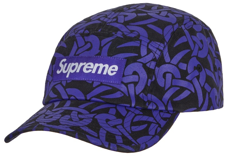 supreme-celtic-knot-camp-cap-black
