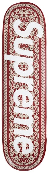 supreme-celtic-knot-skateboard-deck-red