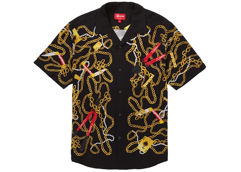 Buy Supreme Chainstitch Chiffon S/S Shirt Black - Novelship