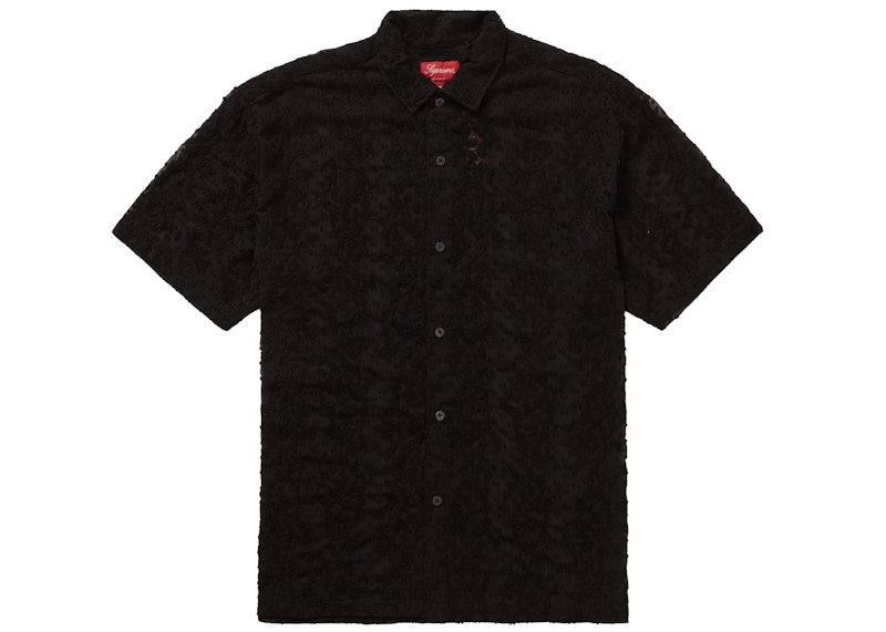 Buy Supreme Chainstitch Chiffon S/S Shirt Black - Novelship