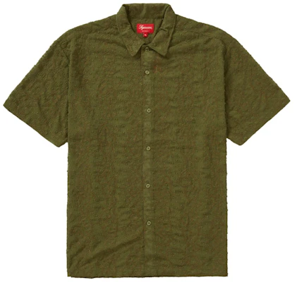 Supreme Chainstitch Chiffon S/S Shirt Olive Buy Supreme Chainstitch Chiffon S/S Shirt Olive