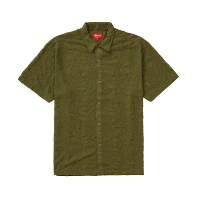 Supreme Chainstitch Chiffon S/S Shirt Olive
