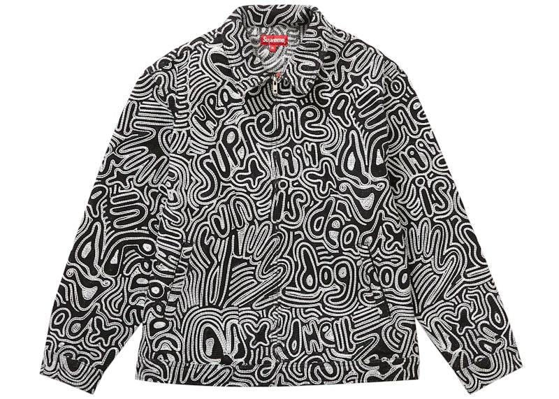 Supreme Chainstitch Denim Jacket Black
