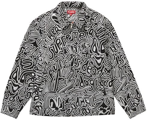Supreme Chainstitch Denim Jacket Black Buy Supreme Chainstitch Denim Jacket Black