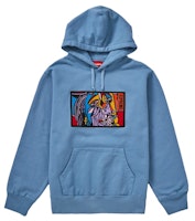 Supreme Sudadera con Capucha Chainstitch Azul Polvoriento Buy Supreme Sudadera con Capucha Chainstitch Azul Polvoriento