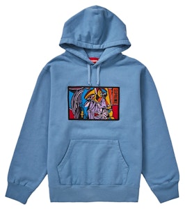Supreme Chainstitch Hooded Sweatshirt Biru Kusam Buy Supreme Chainstitch Hooded Sweatshirt Biru Kusam