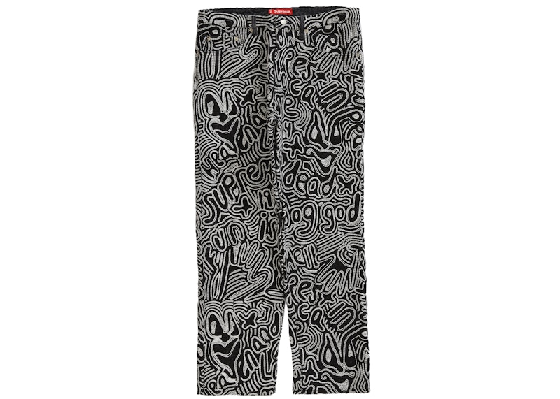 Supreme Chainstitch Regular Jean Black