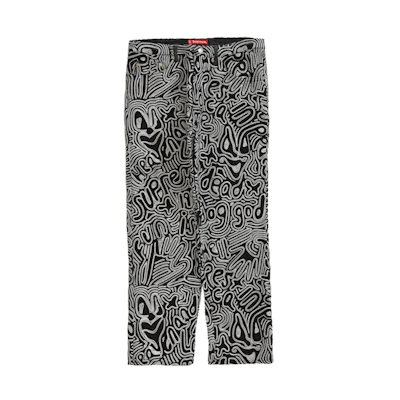 Supreme Chainstitch Regular Jean Black