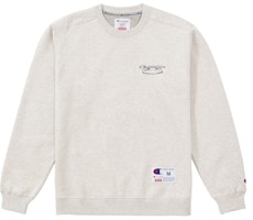 Supreme Champion 3D Metallic Crewneck Ash Grey Supreme Champion 3D Metallic Crewneck Ash Grey