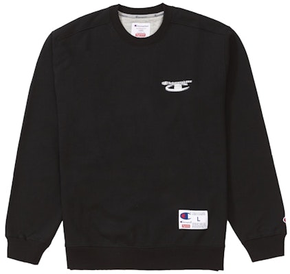 Supreme冠军3D金属色圆领衫 黑色 Buy Supreme冠军3D金属色圆领衫 黑色