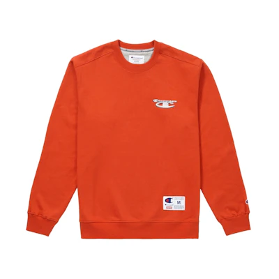 Supreme Champion 3D Metallic Crewneck Brick Red