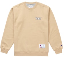 Supreme Champion 3D Metallic Crewneck Tan