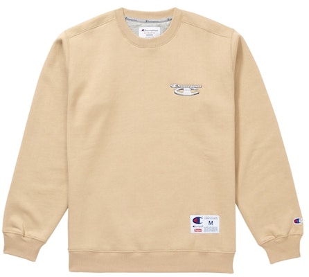 Supreme Champion 3D Metallic Crewneck Tan Buy Supreme Champion 3D Metallic Crewneck Tan