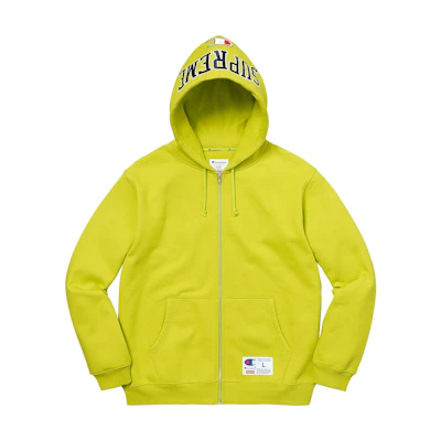 Supreme Champion Arc Logo Zip Up Sweat Bright Green