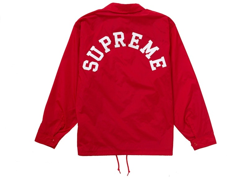 supreme-champion-coaches-jacket-red