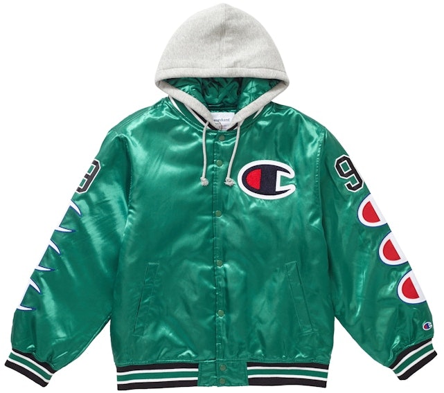 supreme-champion-hooded-satin-varsity-jacket-kelly-green
