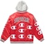 Order 紅色 Supreme Champion 帽T絨緞棒球外套