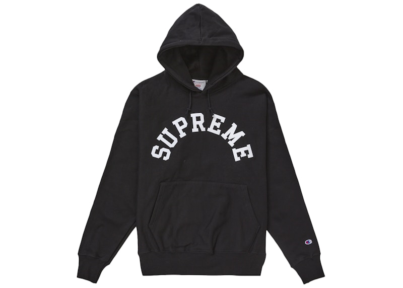 Supreme Champion Hooded Sweatshirt (SS25) Black