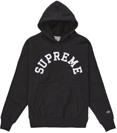supreme-champion-hooded-sweatshirt-ss-25-black