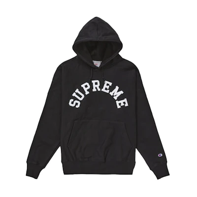 Supreme Champion Hooded Sweatshirt (SS25) Black