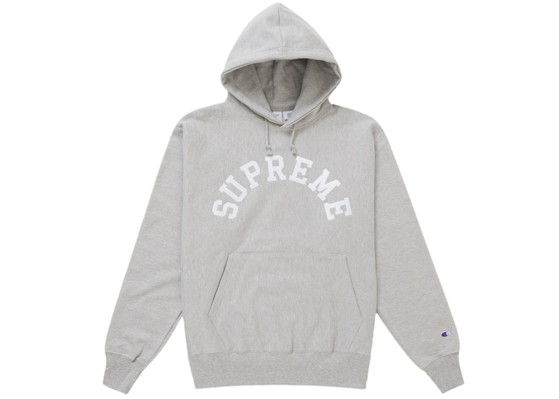 Supreme Champion Hooded Sweatshirt (SS25) Heather Grey
