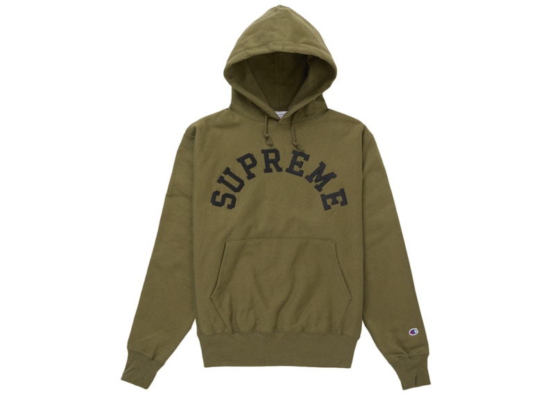 Supreme Champion Hooded Sweatshirt (SS25) Olive