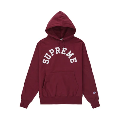 Supreme Champion Hooded Sweatshirt (SS25) Red