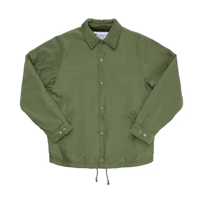 Supreme Champion Label Coaches Jacket Olive