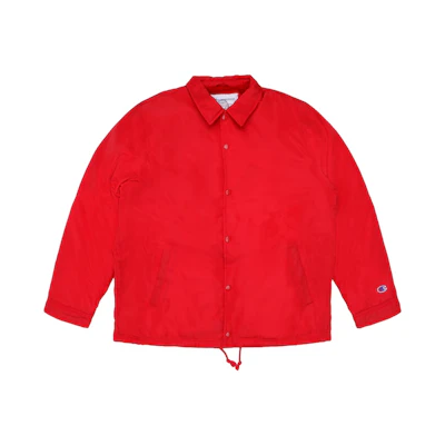 Supreme Champion Label Coaches Jacket Red