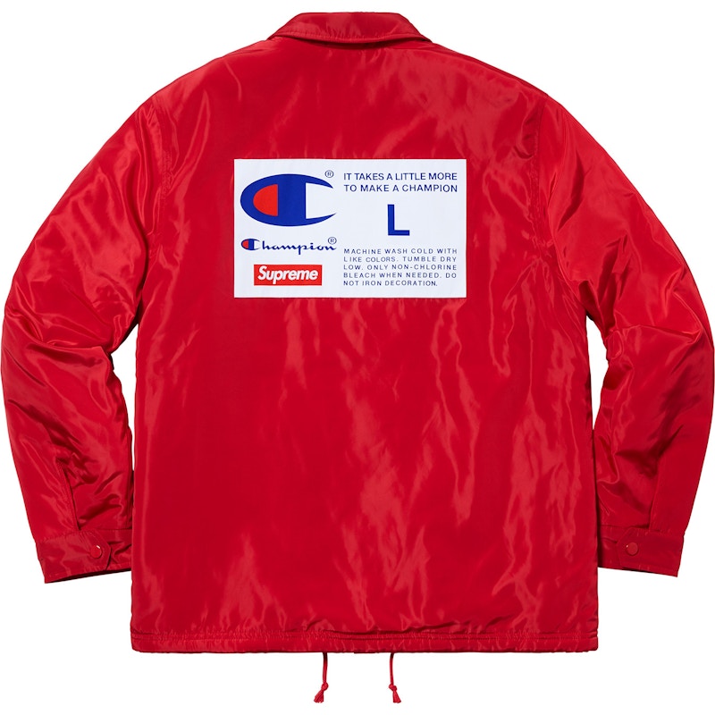 Lookbook Jaket Coach Supreme Champion Label Merah