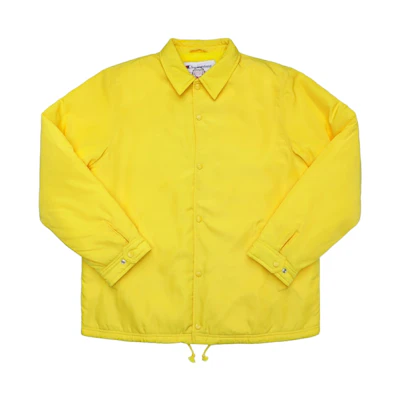 Supreme Champion Label Coaches Jacket Yellow