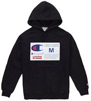 Sweatshirt Berhoodie Hitam Supreme Champion Label Buy Sweatshirt Berhoodie Hitam Supreme Champion Label