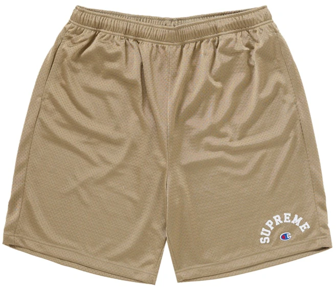 supreme-champion-mesh-short-tan