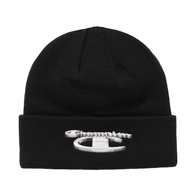 Supreme Champion Metallic Beanie Black