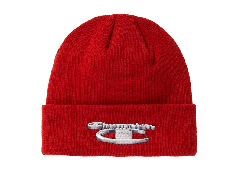 Buy 슈프림 챔피언 메탈릭 비니 (벽돌색)
