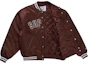 Order Supreme Champion Satin Varsity Jacket Brown