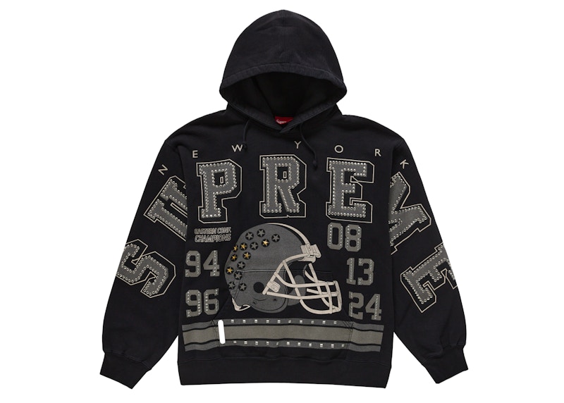 Supreme Champions Studded Hooded Sweatshirt Black