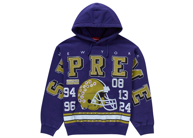 Supreme Champions Studded Hooded Sweatshirt Purple