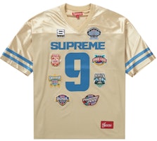 Supreme Championships Embroidered Football Jersey Gold Supreme Championships Embroidered Football Jersey Gold