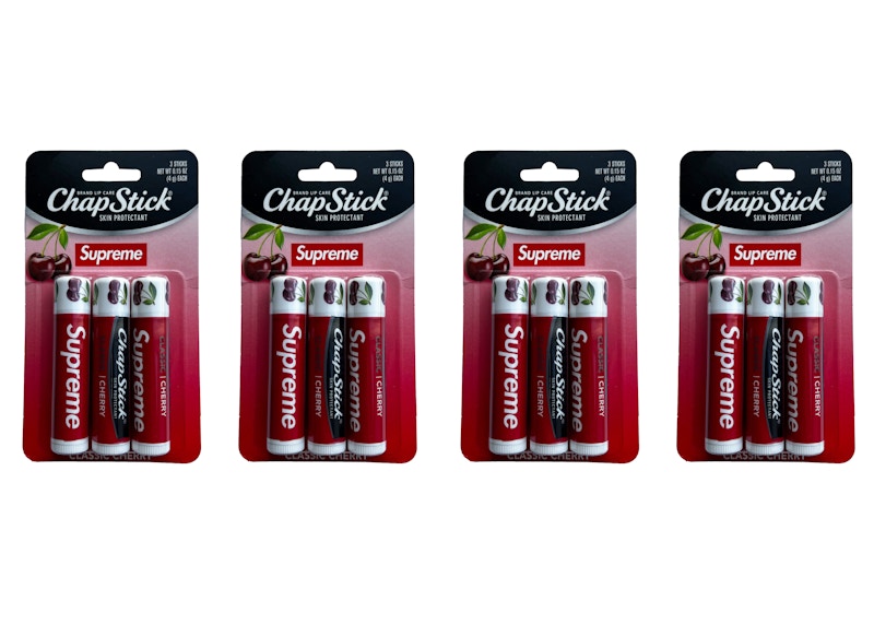 Buy Supreme ChapStick 4x Lot (Bukan Untuk Kegunaan Manusia) Merah