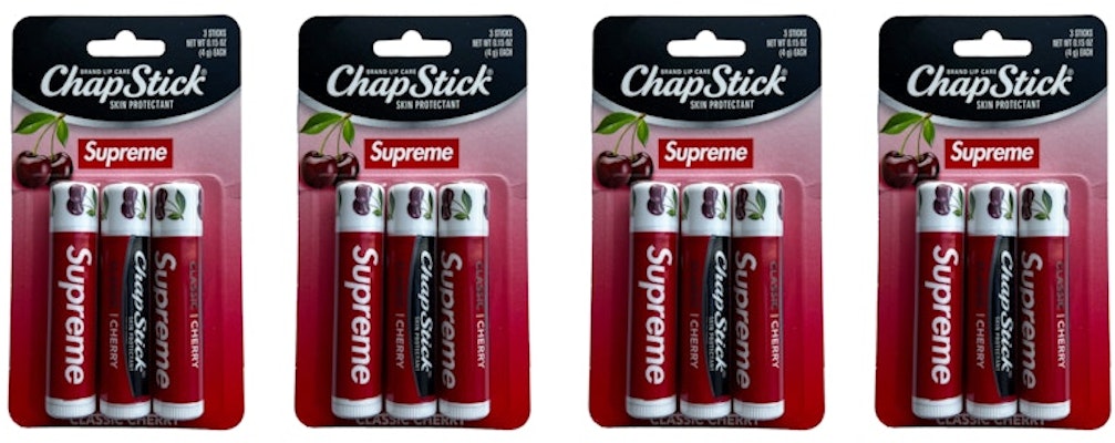Supreme ChapStick 4x Lot (Bukan Untuk Kegunaan Manusia) Merah Buy Supreme ChapStick 4x Lot (Bukan Untuk Kegunaan Manusia) Merah