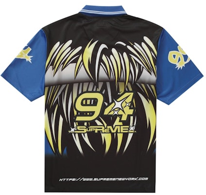 Supreme 字母足球球衣 蓝色 Order Supreme 字母足球球衣 蓝色