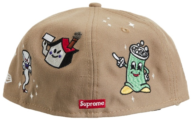 Supreme Characters S Logo New Era Brown Lookbook Supreme Characters S Logo New Era Brown