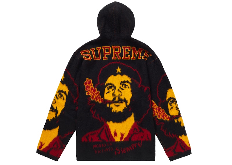 Supreme Che Hooded Zip Up Sweater Black 圖 2