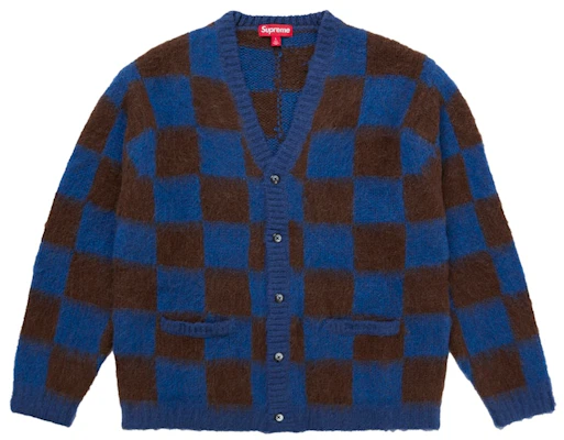 Supreme Cardigan Petak Biru Buy Supreme Cardigan Petak Biru