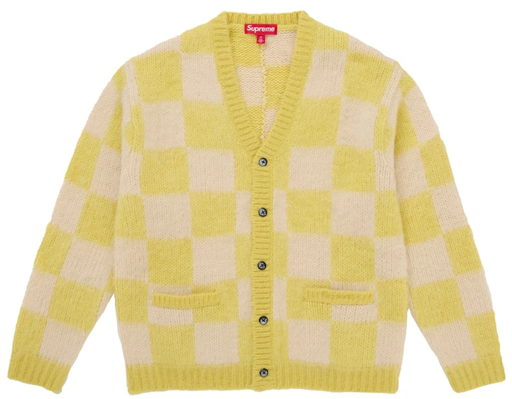 supreme-checkerboard-cardigan-yellow